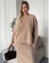 Теплий костюм бежевий 111806 Теплий костюм бежевий 111806
