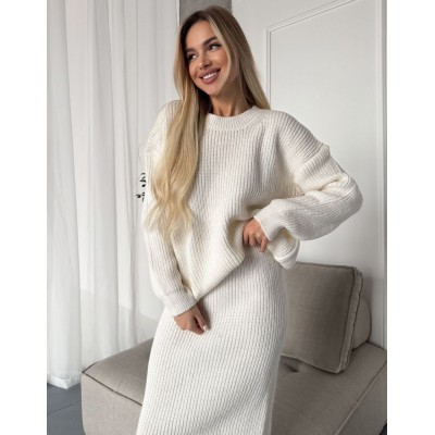 Теплий костюм білий 111807 Теплий костюм білий 111807