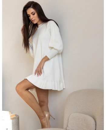 Біла сукня міні 111788