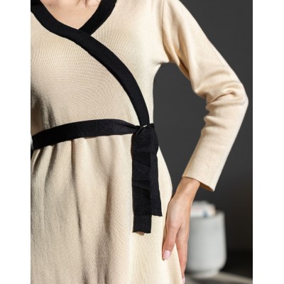 Бежева сукня міді 111789 Бежева сукня міді 111789