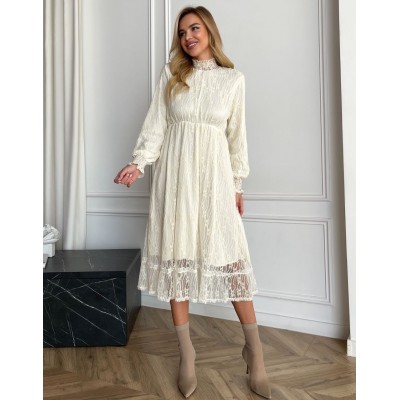 Мереживна сукня на утепленні 111794 Мереживна сукня на утепленні 111794