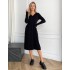 Сукня з пишною спідницею чорна 111795 Сукня з пишною спідницею чорна 111795