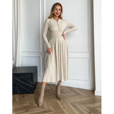 Бежева сукня плісе 111797 Бежева сукня плісе 111797