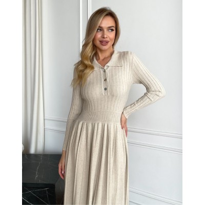 Бежева сукня плісе 111797 Бежева сукня плісе 111797