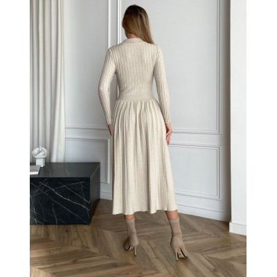 Бежева сукня плісе 111797 Бежева сукня плісе 111797