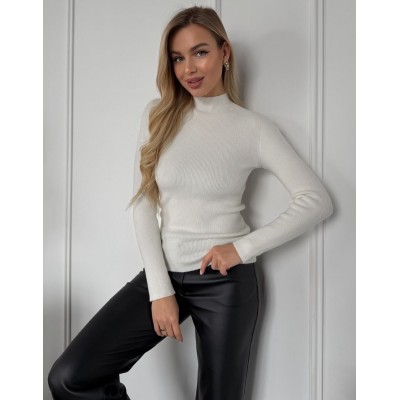 Вовняний гольф білий 111834 Вовняний гольф білий 111834