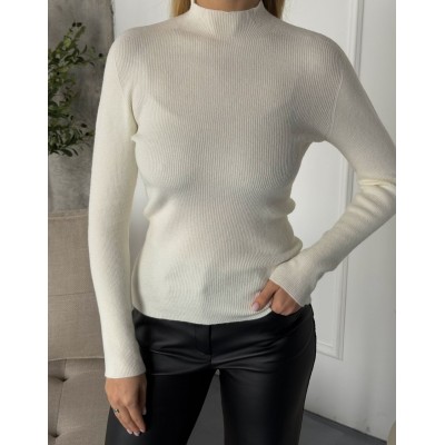 Вовняний гольф білий 111834 Вовняний гольф білий 111834