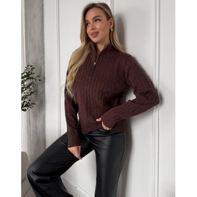 Шоколадний светр на замочку 111832 Шоколадний светр на замочку 111832