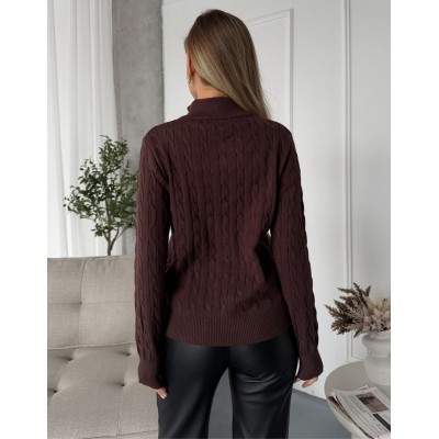 Шоколадний светр на замочку 111832 Шоколадний светр на замочку 111832