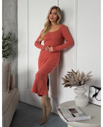 Тепла сукня міді 111839