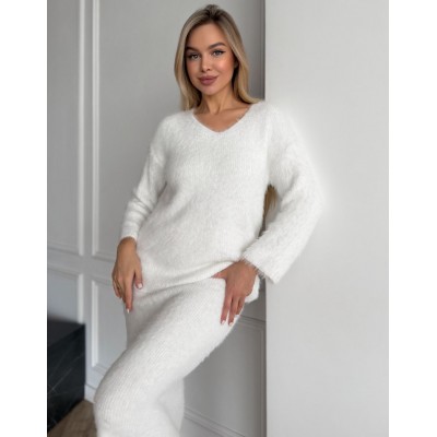 Пухнастий білий костюм 111841 Пухнастий білий костюм 111841