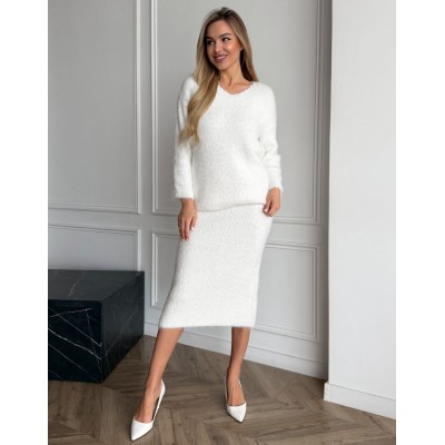 Пухнастий білий костюм 111841 Пухнастий білий костюм 111841