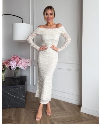Платье с откритими плечами 111844