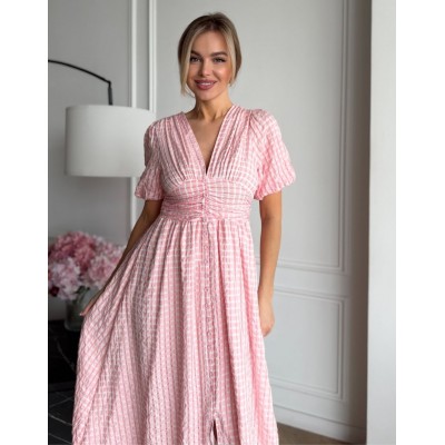 Сукня на гудзиках рожева 111846 Сукня на гудзиках рожева 111846