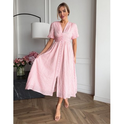 Сукня на гудзиках рожева 111846 Сукня на гудзиках рожева 111846