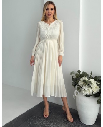 Платье плиссе миди 111851