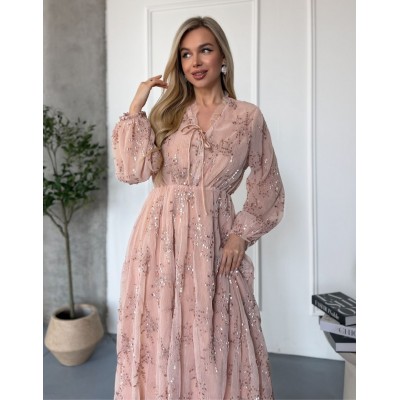 Рожева сукня з пайєтками 111852 Рожева сукня з пайєтками 111852