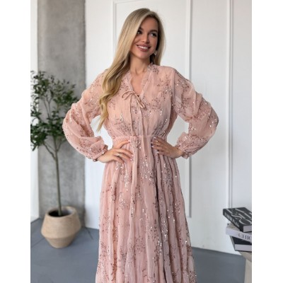 Рожева сукня з пайєтками 111852 Рожева сукня з пайєтками 111852