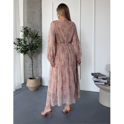 Рожева сукня з пайєтками 111852 Рожева сукня з пайєтками 111852