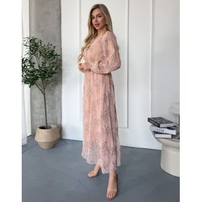 Рожева сукня з пайєтками 111852 Рожева сукня з пайєтками 111852