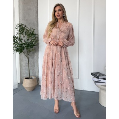 Рожева сукня з пайєтками 111852 Рожева сукня з пайєтками 111852