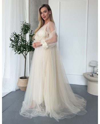 Праздничное платье макси 111856