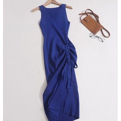 Трикотажний сарафан з куліскою 111114 Трикотажний сарафан з куліскою 111114