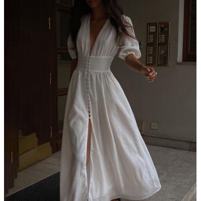 Сукня максі з гудзиками 111142 Сукня максі з гудзиками 111142