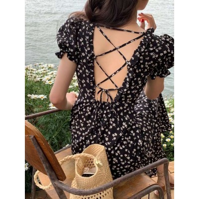 Чорна сукня з відкритою спиною 111147 Чорна сукня з відкритою спиною 111147