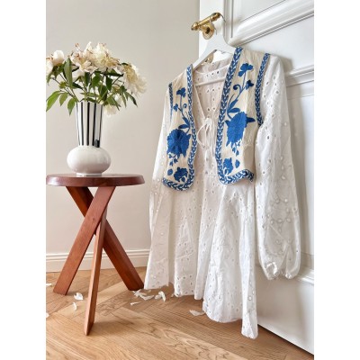 Сукня міні із прошви 111167 Сукня міні із прошви 111167