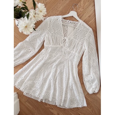 Сукня міні із прошви 111167 Сукня міні із прошви 111167