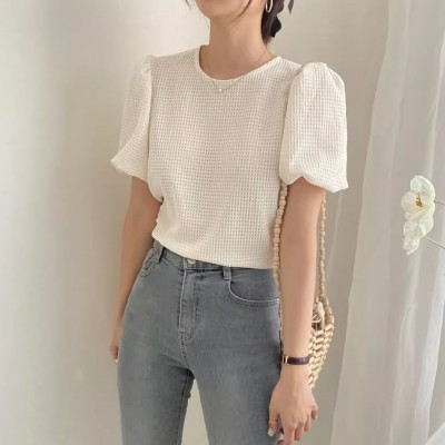 Блузка з пишними рукавами 111173 Блузка з пишними рукавами 111173