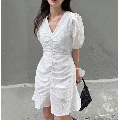 Платье мини из прошвы 111196 Платье мини из прошвы 111196