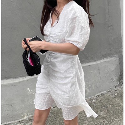 Платье мини из прошвы 111196 Платье мини из прошвы 111196