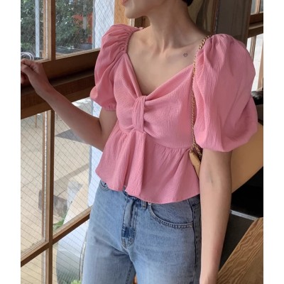 Короткая блуза розовая 111199 Короткая блуза розовая 111199