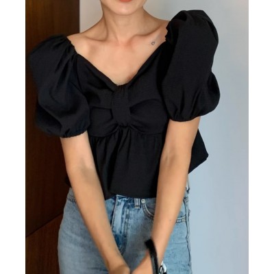 Короткая блуза черная 111202 Короткая блуза черная 111202