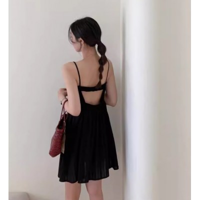 Сарафан з відкритою спиною чорний 111204 Сарафан з відкритою спиною чорний 111204