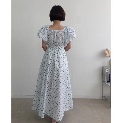 Сукня з блакитними квітами 111209 Сукня з блакитними квітами 111209