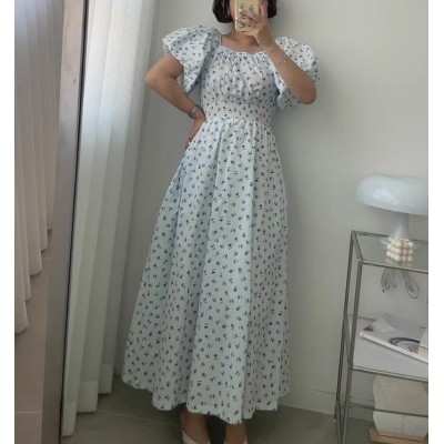 Сукня з блакитними квітами 111209 Сукня з блакитними квітами 111209