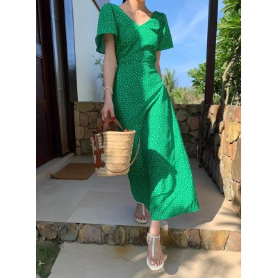 Яскрава сукня максі зелена 111217 Яскрава сукня максі зелена 111217