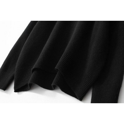 Вовняний светр чорний 111379 Вовняний светр чорний 111379