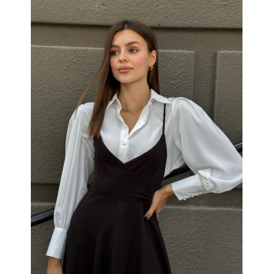 Костюм з блузкою та сарафаном 111268 Костюм з блузкою та сарафаном 111268