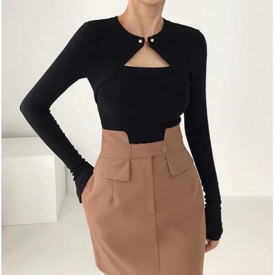 Лонгслів чорний 111409 Лонгслів чорний 111409