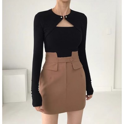 Лонгслів чорний 111409 Лонгслів чорний 111409