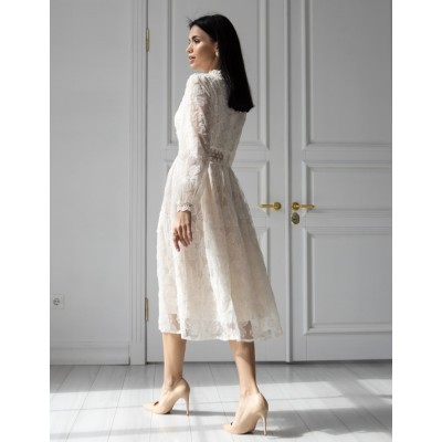 Мереживна сукня з пайетками 111432 Мереживна сукня з пайетками 111432