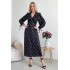 Цветочное платье черное 111301 Цветочное платье черное 111301