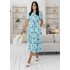 Квіткова сукня блакитна 111492 Квіткова сукня блакитна 111492
