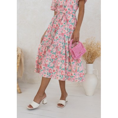 Квіткова сукня рожева 111493 Квіткова сукня рожева 111493