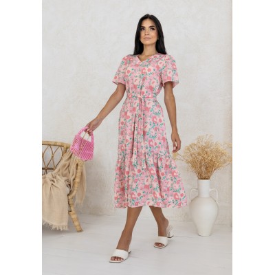 Квіткова сукня рожева 111493 Квіткова сукня рожева 111493