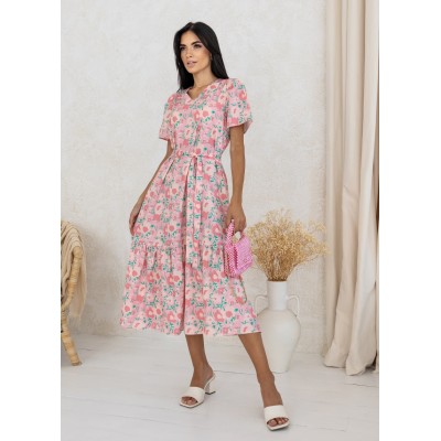 Квіткова сукня рожева 111493 Квіткова сукня рожева 111493